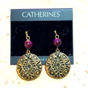 Catherines Gold tone sensitive ears earrings